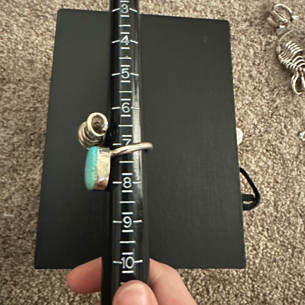 Lilly Barrack Adjustable Turquoise Ring - image 5